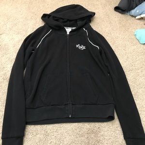 Black PINK Zip-Up Hoodie